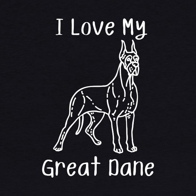 I Love My Great Dane by greygoodz